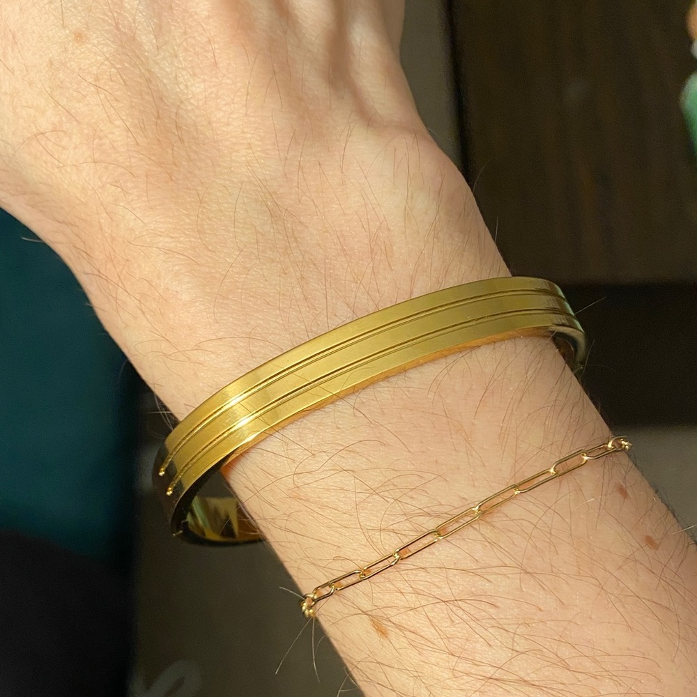 Gold Bangle Bracelet